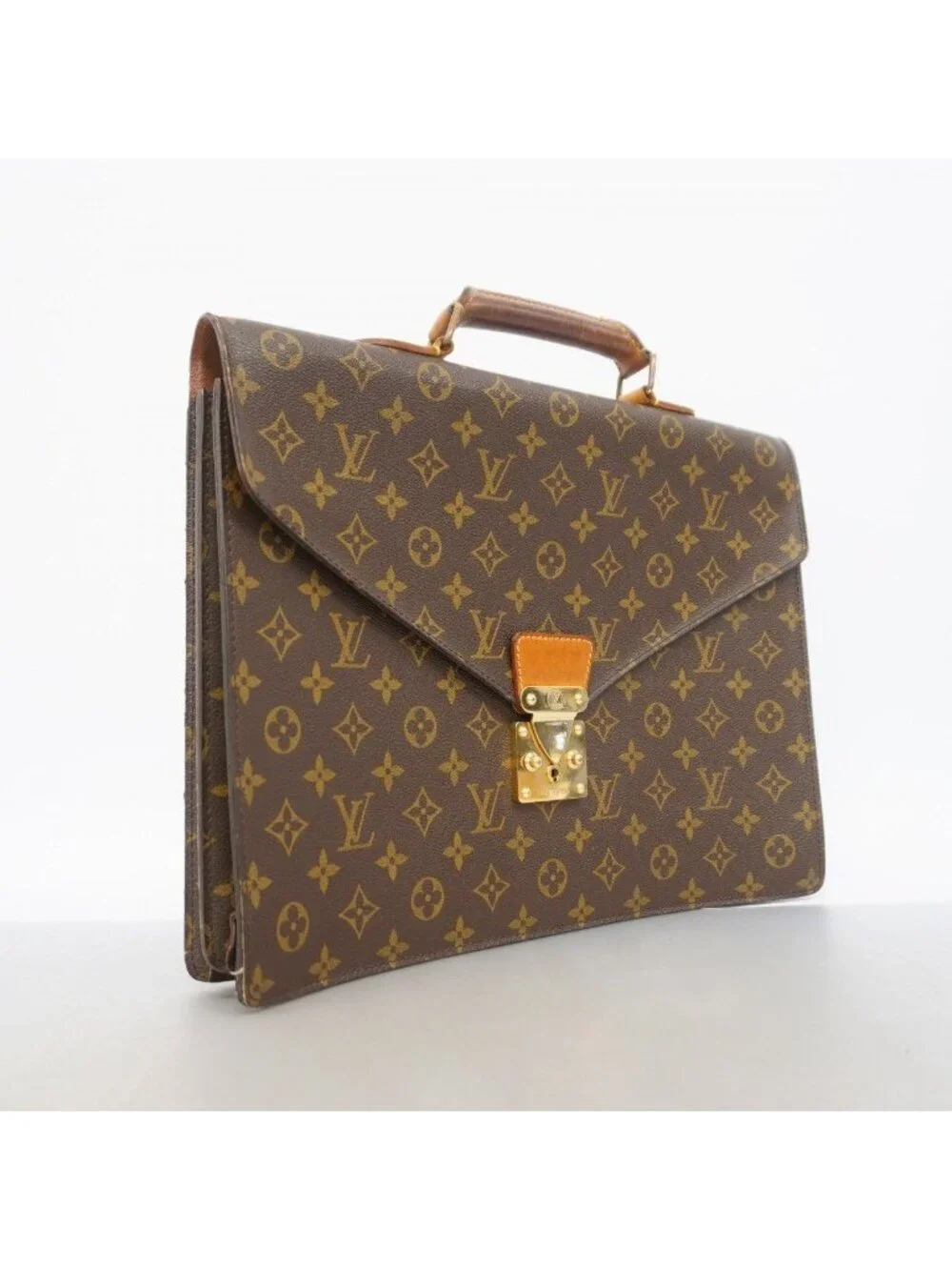 Louis Vuitton Business Bag Monogram Serviette Conseil Brown
